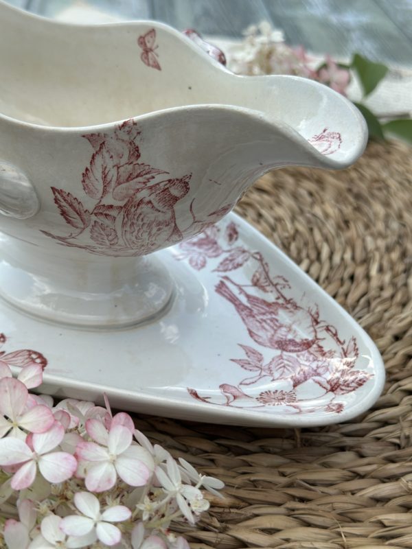 Saucière Pexonne modèle Eglantine aux oiseaux – Image 5