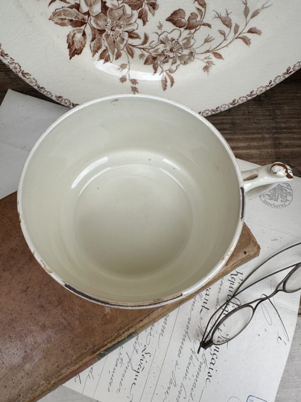 Grande tasse à chocolat Creil et Montereau – Image 2