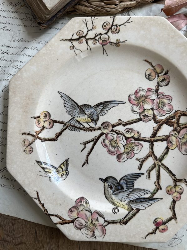 Réservé - assiette polychrome Moore & Co modèle ETON – 1886 – Image 3