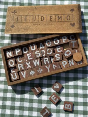 Réservé - Jeu de Mots en bois