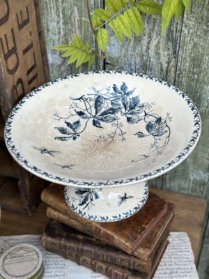 Compotier Gien modèle Vigne Vierge