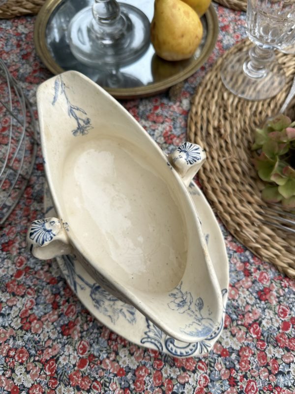 Saucière Creil et Montereau modèle Tulipes – Image 4