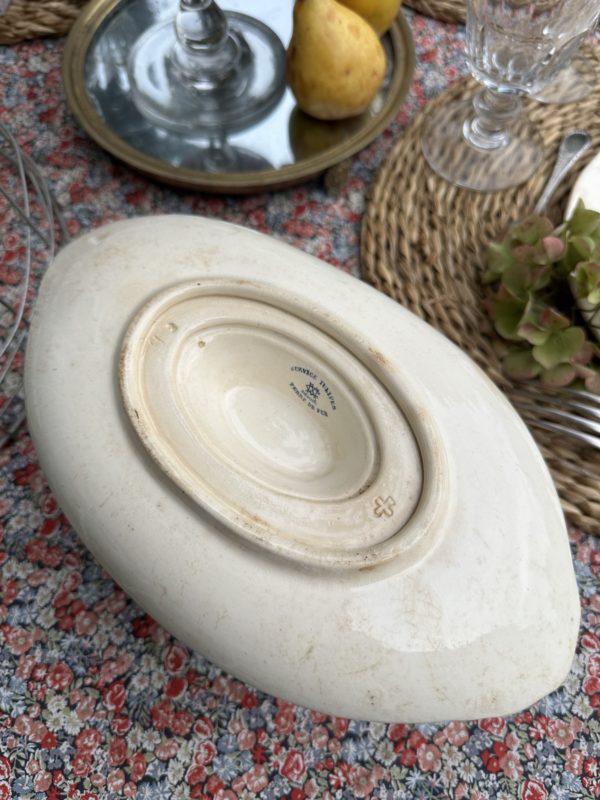 Saucière Creil et Montereau modèle Tulipes – Image 5