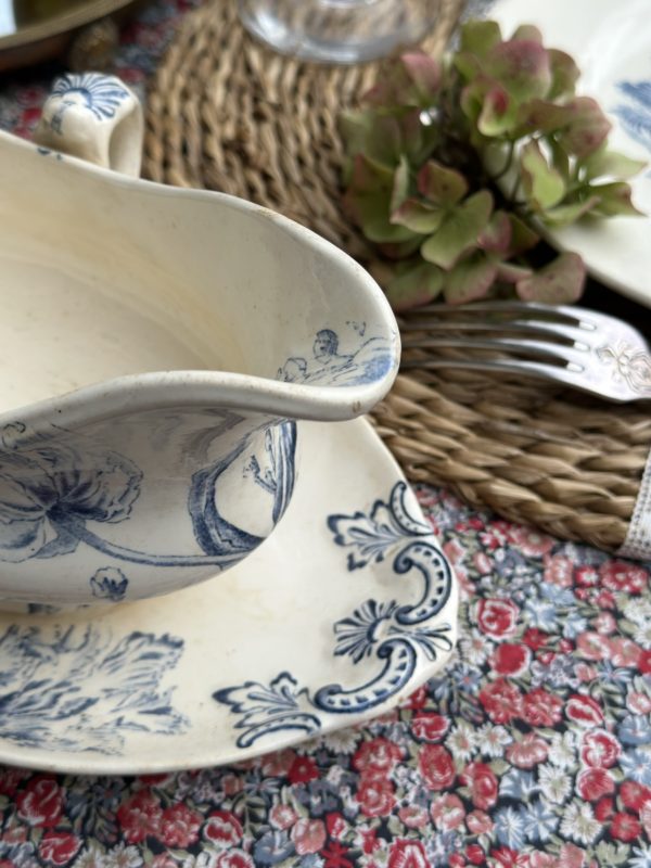 Saucière Creil et Montereau modèle Tulipes – Image 6