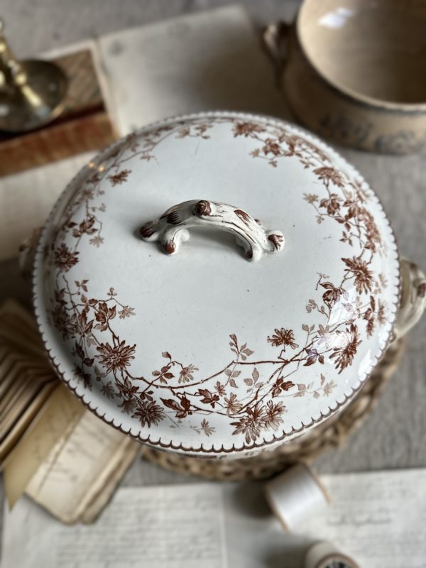Soupière Creil et Montereau modèle Mignardise – Image 2