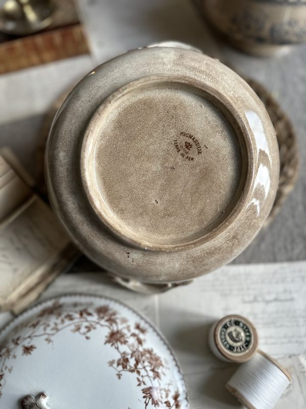 Soupière Creil et Montereau modèle Mignardise – Image 4