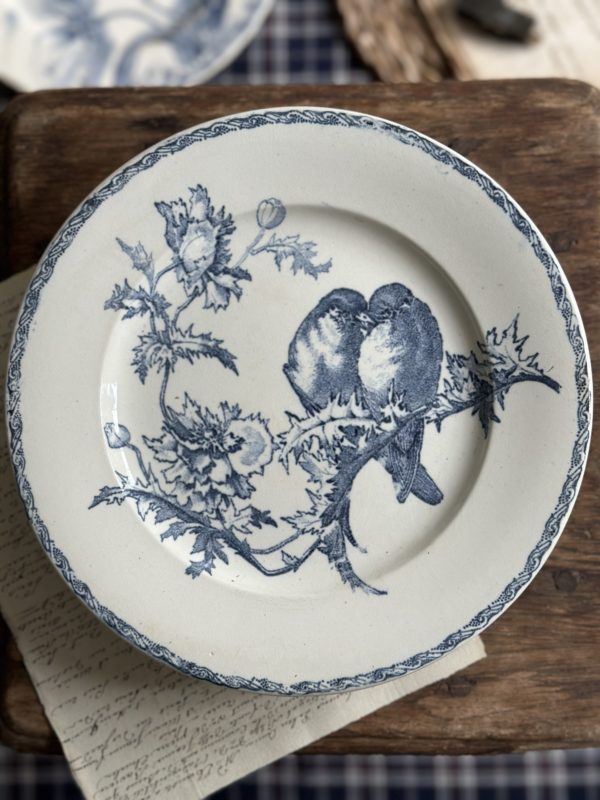 Plat piédouche Jules Vieillard Bordeaux modèle Fauvette – Image 2