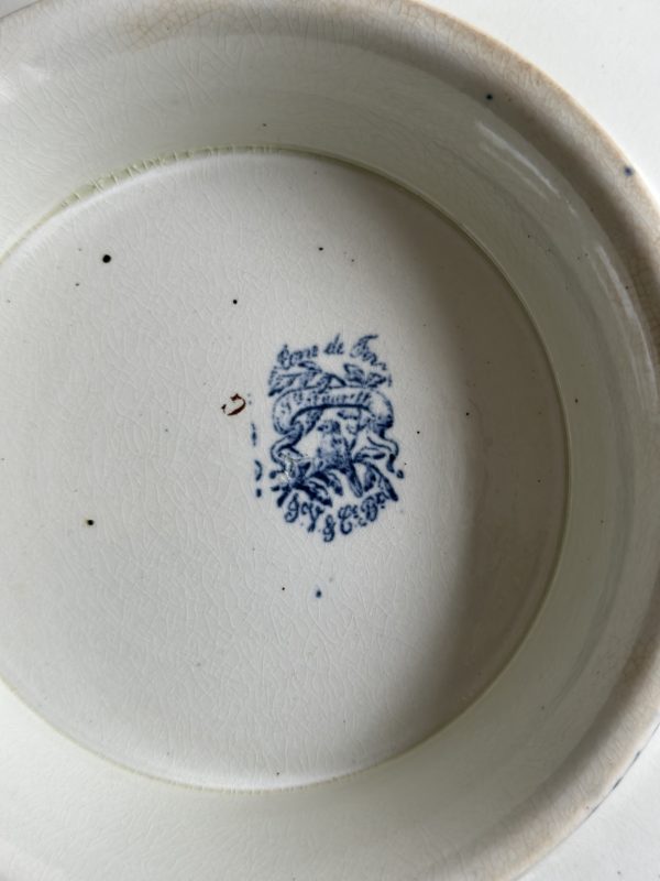 Plat piédouche Jules Vieillard Bordeaux modèle Fauvette – Image 3