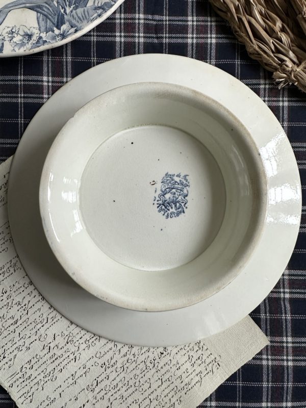 Plat piédouche Jules Vieillard Bordeaux modèle Fauvette – Image 4