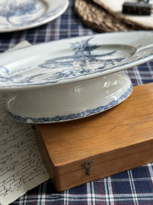 Plat piédouche Jules Vieillard Bordeaux modèle Fauvette – Image 7