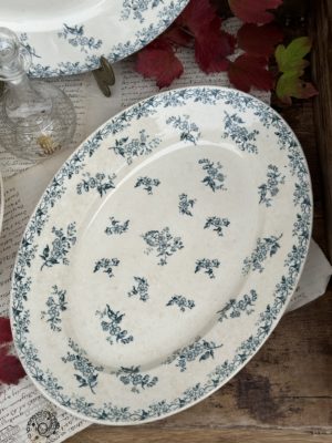 Plat ovale Gien modèle Avril