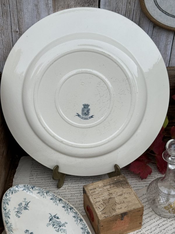 Grand plat rond Gien modèle Avril – Image 3