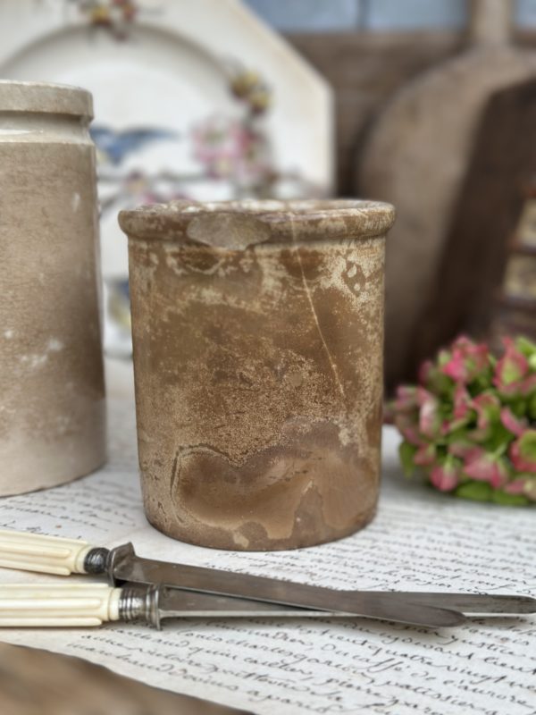 Pot à confiture ou à graisse patiné – Image 3