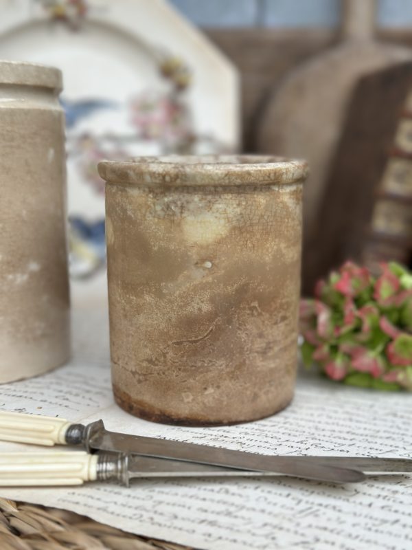 Pot à confiture ou à graisse patiné – Image 4