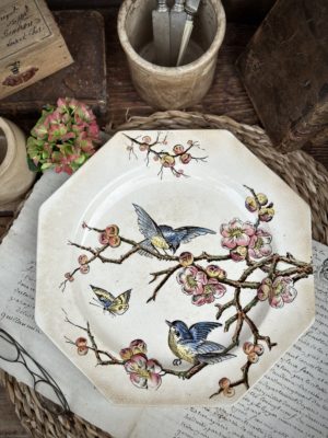 Assiette plate Moore & Co modèle ETON – 1886 