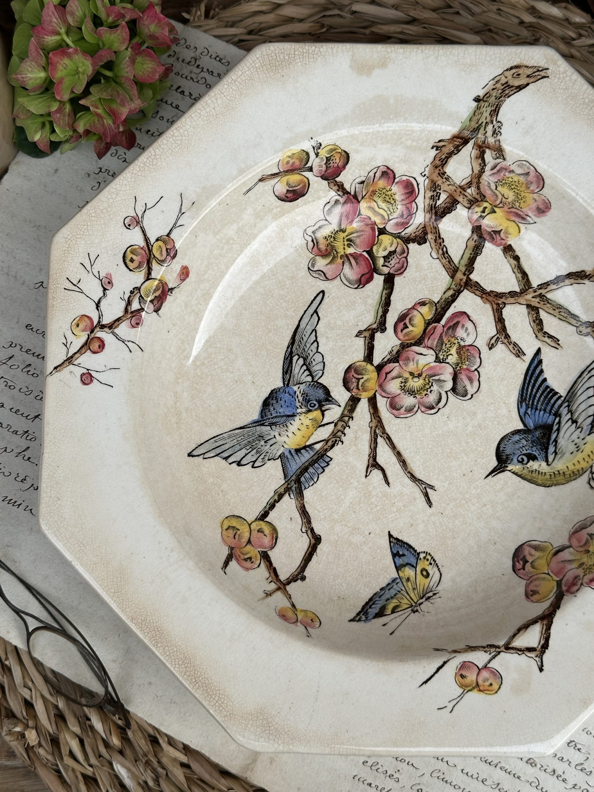 II. Assiette creuse Moore & Co modèle ETON – 1886  – Image 2