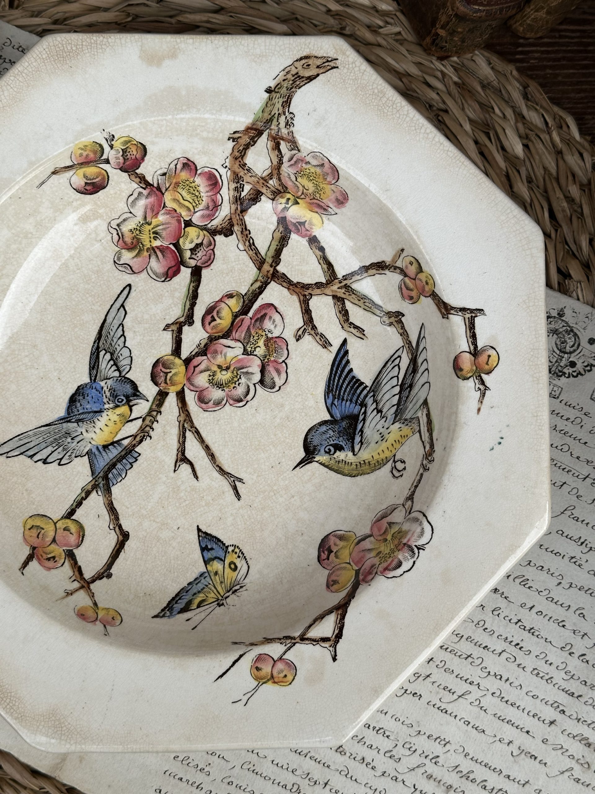II. Assiette creuse Moore & Co modèle ETON – 1886  – Image 3