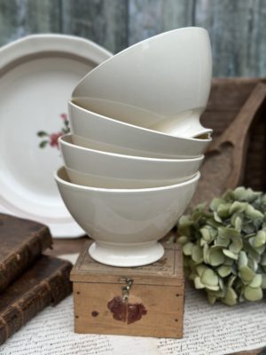 Bol ancien blanc Badonviller