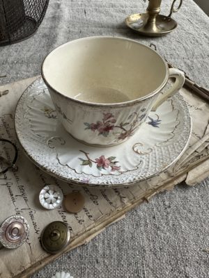 Réservé - Tasse à chocolat Sarreguemines Righi