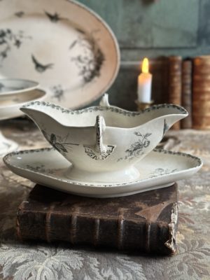 Saucière Choisy le Roi modèle Sce Français, vert profond