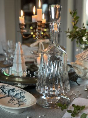 Sublime carafe en cristal taillé, cristallerie de Sèvres