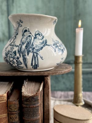 Broc joufflu terre de fer Lunéville modèle Mésange