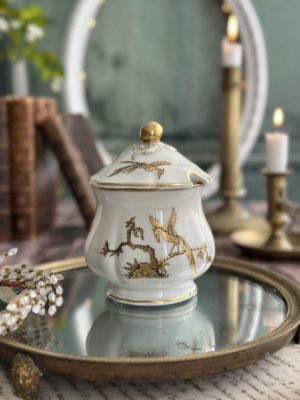 Sucrier Bernardaud Limoges Modèle Reine Elisabeth II