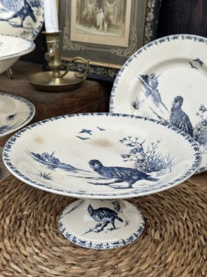 I. Petit compotier Gien modèle Perdrix