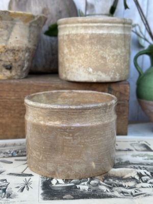 Pot à graisse patiné Creil et Montereau